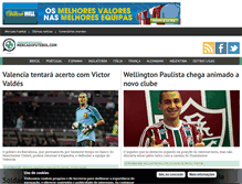 Tablet Screenshot of mercadofutebol.com